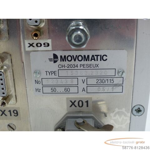 Komponente Movomatic 15363.2320 SN:123438