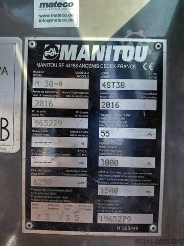 Gabelstapler Manitou M30-4 ST3B
