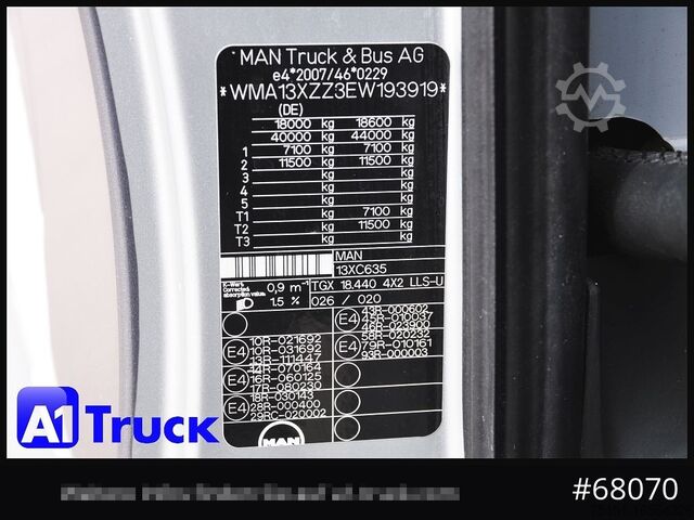 Standard SZM MAN TGX 18.440, Überführer, Terberg Kamag, 2x AHK, verstellbare Sattelplatte,