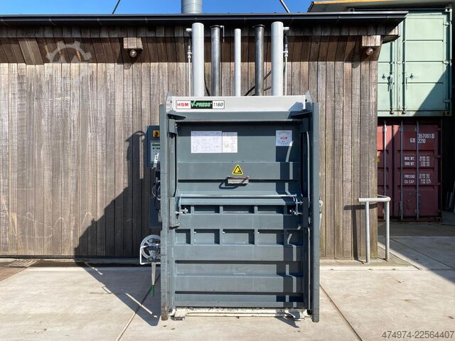 Paper baler waste compactor waste management hsm V-Press 1160 Plus