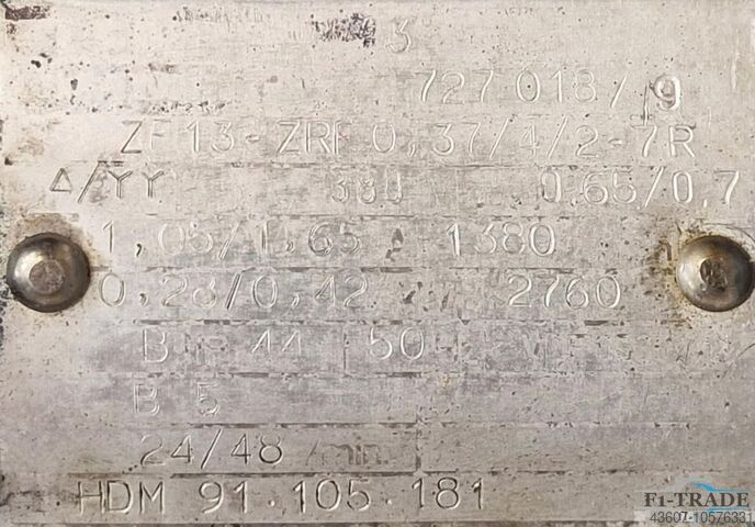 Motor for Heidelberg SM 102 Baumüller F1