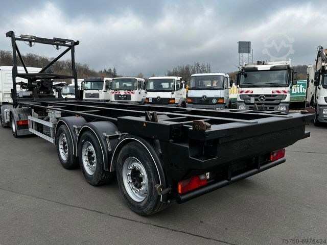 Auflieger  H&W 3- Achs Auflieger für Presscontainer