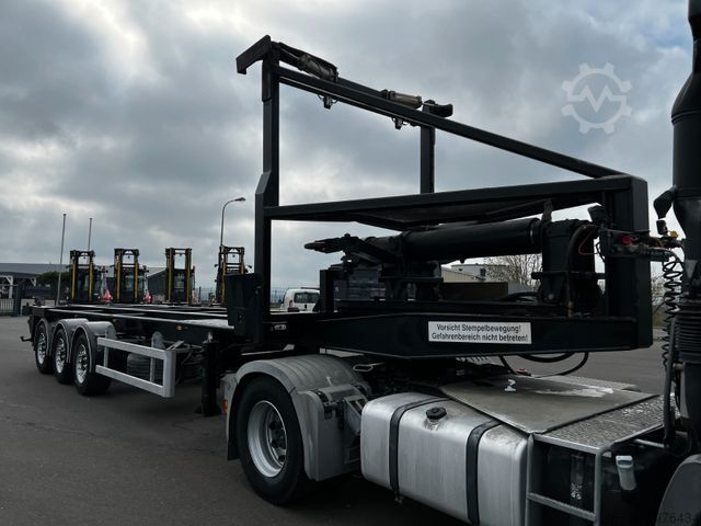 Auflieger  H&W 3- Achs Auflieger für Presscontainer