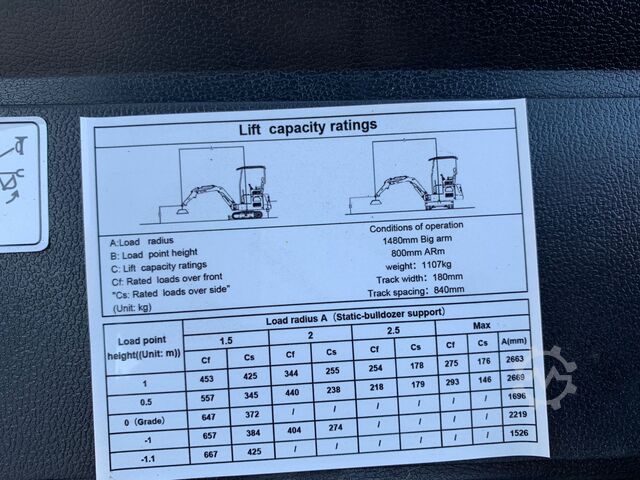 Minibagger Gunter Grossmann GG800N