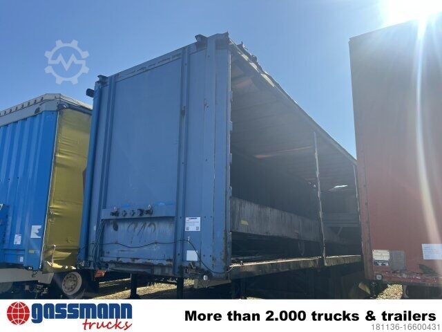 Open semitrailer with tarp  SAnh, EDSCHA