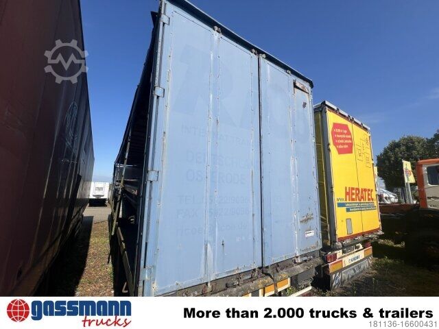 Open semitrailer with tarp  SAnh, EDSCHA
