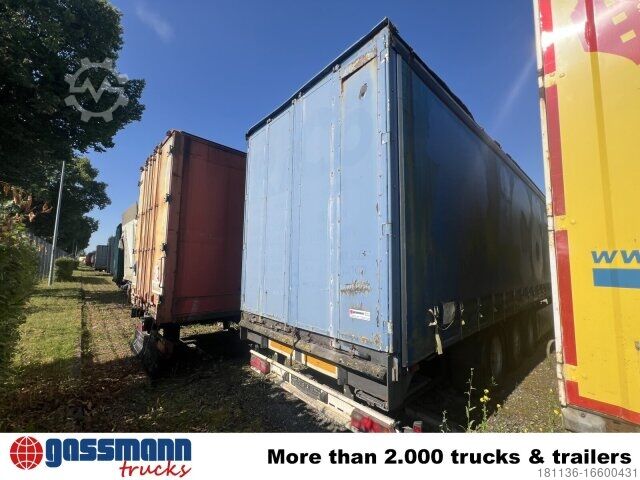 Open semitrailer with tarp  SAnh, EDSCHA