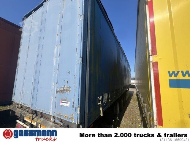 Open semitrailer with tarp  SAnh, EDSCHA