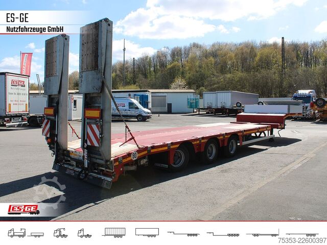 Tieflader-Sattelauflieger FAYMONVILLE MAX Trailer MAX100 Semi-Tieflader