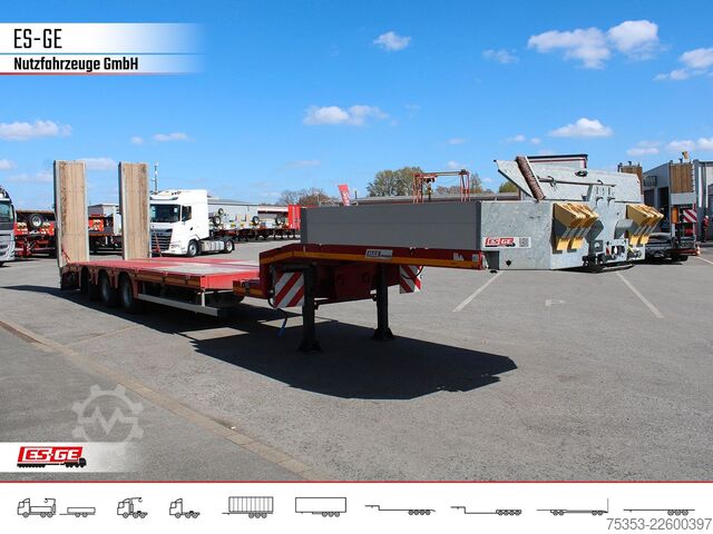 Tieflader-Sattelauflieger FAYMONVILLE MAX Trailer MAX100 Semi-Tieflader