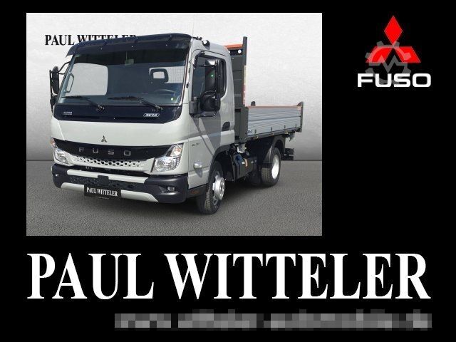 Tipper van FUSO Canter 3C15 Dreiseitenkipper AHK 3,5t/Klima/grau