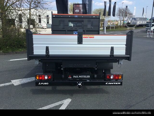 Tipper van FUSO Canter 3C15 Dreiseitenkipper AHK 3,5t/Klima/grau