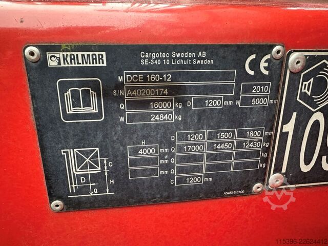Heavy Forklift - Diesel Kalmar DCE 160-12