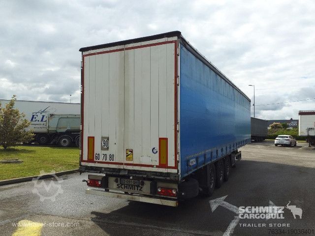 Open semitrailer with tarp Schmitz Cargobull Semitrailer Curtainsider Standard