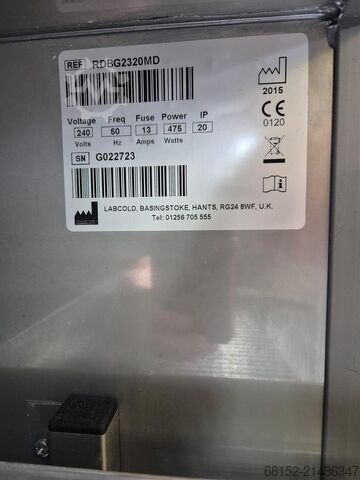 Labcold RDBG2320MD Upright Bloodbank Refrigerator Labcold RDBG2320MD