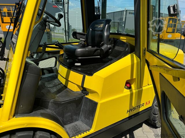 Forklift Hyster H 5.5 XM // Full cabin // Only 6135 hour