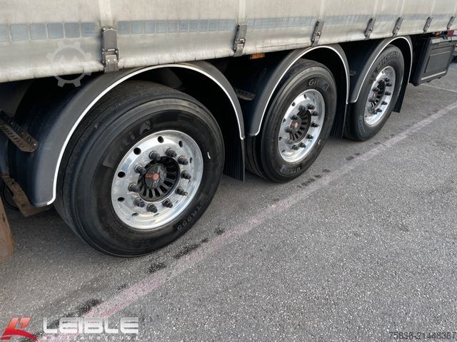 Open semitrailer with tarp BERGER SAPL24*Standard Tautliner*Liftachse*Zerifikat*