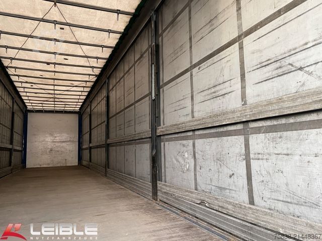Open semitrailer with tarp BERGER SAPL24*Standard Tautliner*Liftachse*Zerifikat*