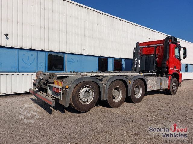 Roll-off tipper truck Mercedes-Benz AROCS 3748 8x4 Abrollkipper JOAB LA24A