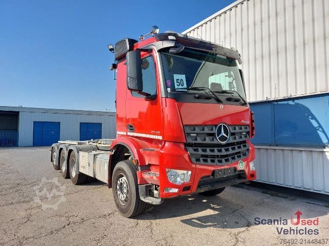 Roll-off tipper truck Mercedes-Benz AROCS 3748 8x4 Abrollkipper JOAB LA24A