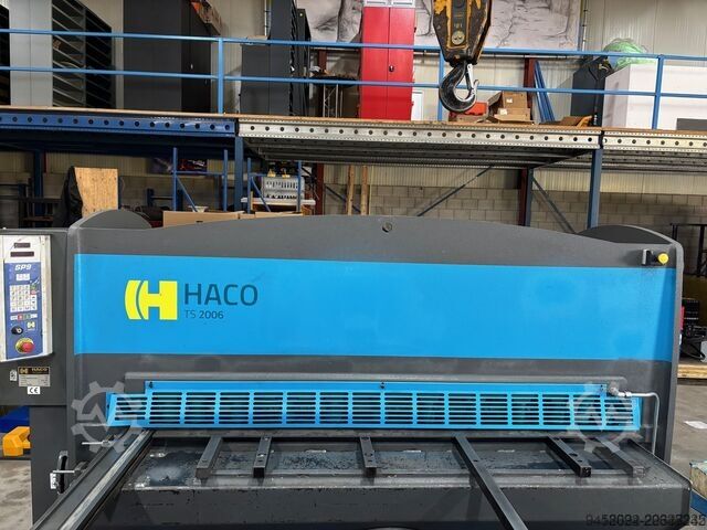 Hydraulic guillotine shear HACO TS 2006