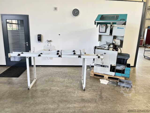 Cold circular saw + roller conveyor BIMAX TA91-250