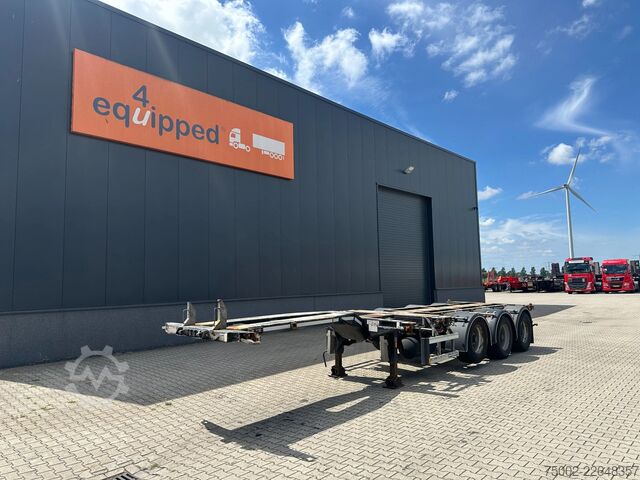 Containertransport D-TEC FLEXITRAILER / 45FT HC MULTI / BPW + drumbrakes...