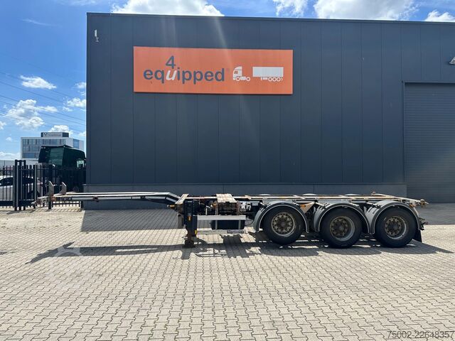 Containertransport D-TEC FLEXITRAILER / 45FT HC MULTI / BPW + drumbrakes...