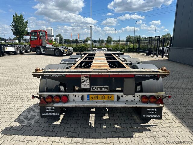 Containertransport D-TEC FLEXITRAILER / 45FT HC MULTI / BPW + drumbrakes...