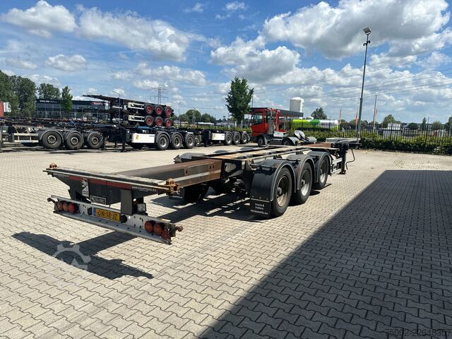 Containertransport D-TEC FLEXITRAILER / 45FT HC MULTI / BPW + drumbrakes...