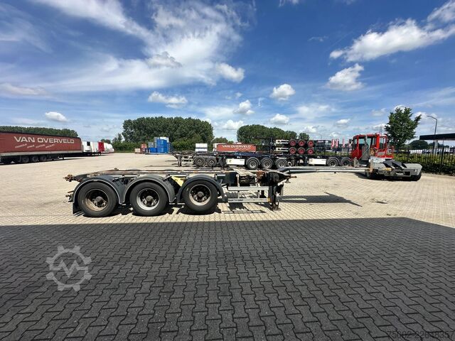 Containertransport D-TEC FLEXITRAILER / 45FT HC MULTI / BPW + drumbrakes...