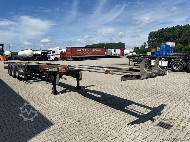 Containertransport D-TEC FLEXITRAILER / 45FT HC MULTI / BPW + drumbrakes...