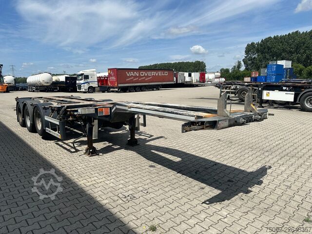 Containertransport D-TEC FLEXITRAILER / 45FT HC MULTI / BPW + drumbrakes...