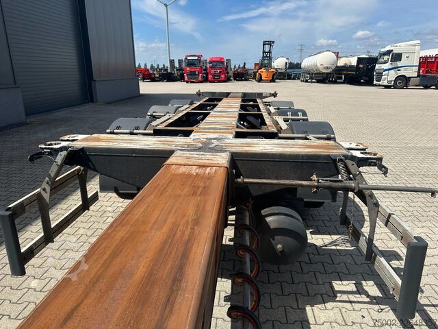 Container transportation D-TEC FLEXITRAILER / 45FT HC MULTI / BPW + drumbrakes...