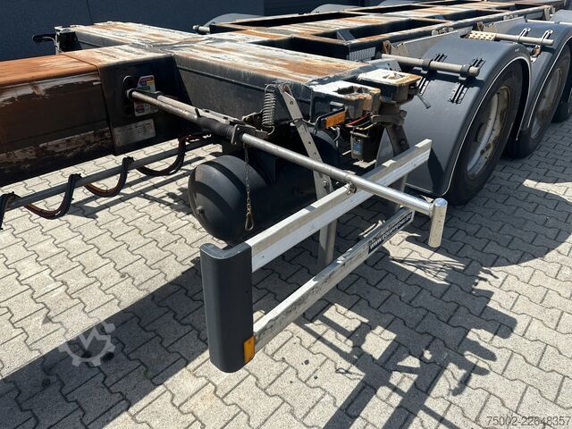 Container transportation D-TEC FLEXITRAILER / 45FT HC MULTI / BPW + drumbrakes...