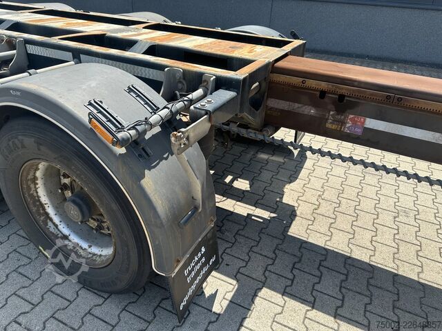 Container transportation D-TEC FLEXITRAILER / 45FT HC MULTI / BPW + drumbrakes...