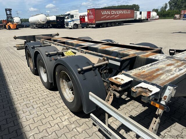 Container transportation D-TEC FLEXITRAILER / 45FT HC MULTI / BPW + drumbrakes...