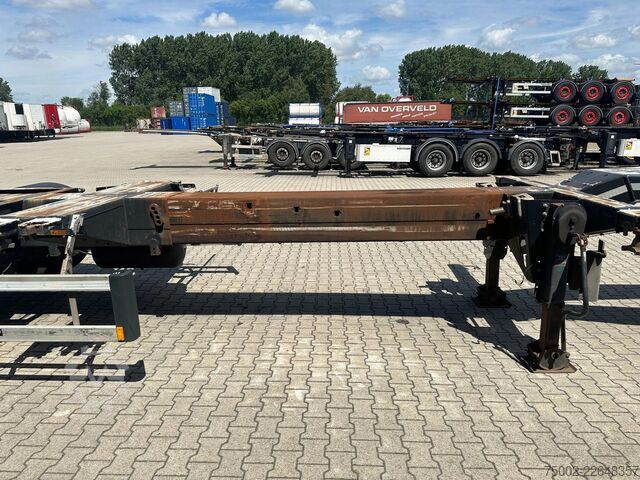 Container transportation D-TEC FLEXITRAILER / 45FT HC MULTI / BPW + drumbrakes...