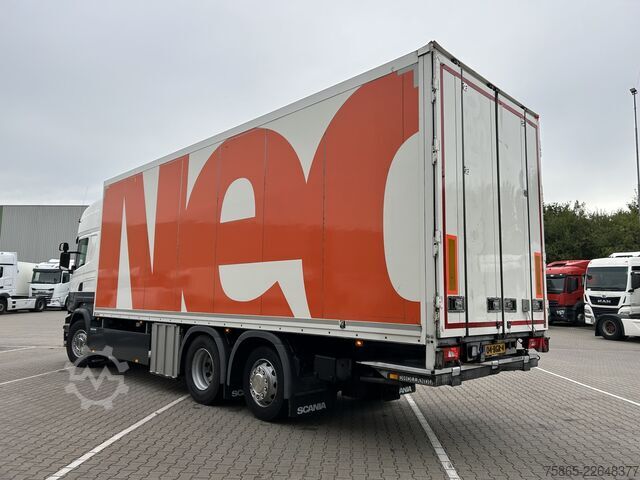 Box body Scania R450 Topline / 6x2 Steer + Lift Axle / Retarder...