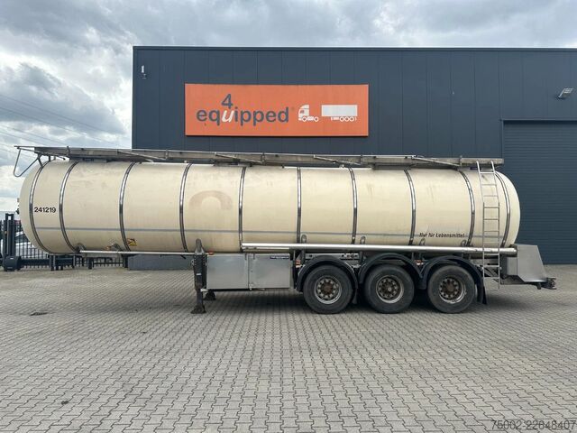 Food tanker Feldbinder LEBENSMITTEL / LEVENSMIDDELEN / FOOD / 33.500L ...