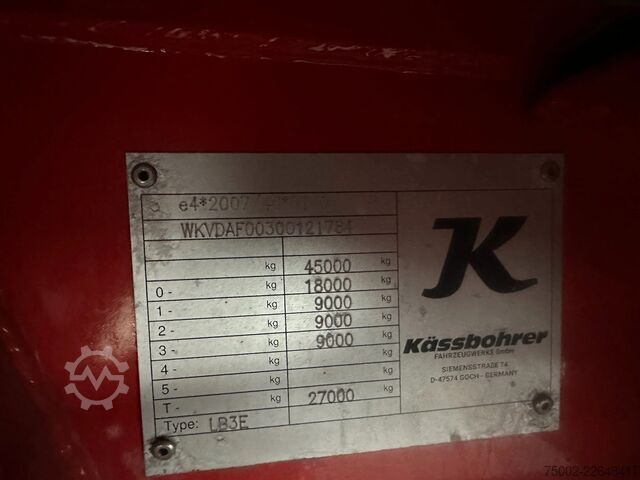 Loading platform Kässbohrer new and unused Heavy-Duty flatbed / 690cm exten...