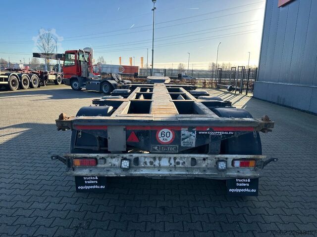 Containertransport D-TEC FLEXITRAILER / 45FT High Cube MULTI / SAF + DIS...