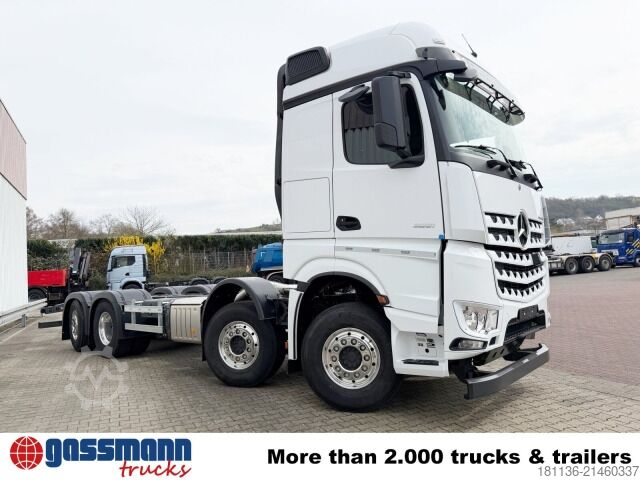 Truck chassis Mercedes-Benz Arocs 3251 L ENA 8x2/4, Retarder, Lenk-/Liftachse,