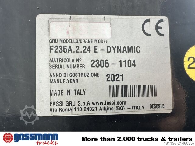 LKW mit Pritsche (offen) MAN TGS 26.430 6x2-2 BL, Liftachse, Heckkran Fassi