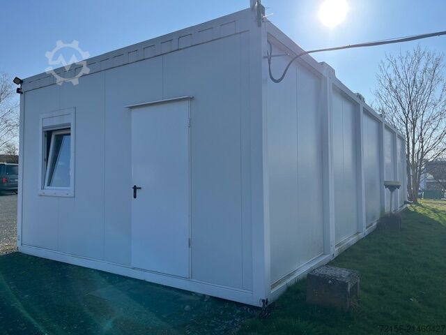 Living container, office container with WC and air conditioning Container Containeranlage Bürocontainer