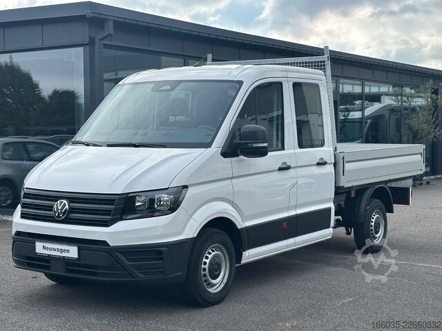 Pritschenwagen VW Crafter 35 Doka Facelift L3 MR AHK 7 Sitze GRA