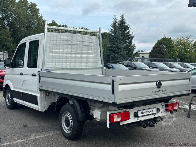 Pritschenwagen VW Crafter 35 Doka Facelift L3 MR AHK 7 Sitze GRA