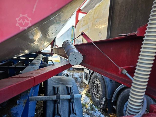 Auflieger-Wechselfahrgestell SCHMITZ CARGOBULL 20" Tankconatinerchassis + Tankcontainer