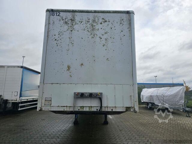 Kofferauflieger SPIER Doppelstock mit Balken, 2 Achser