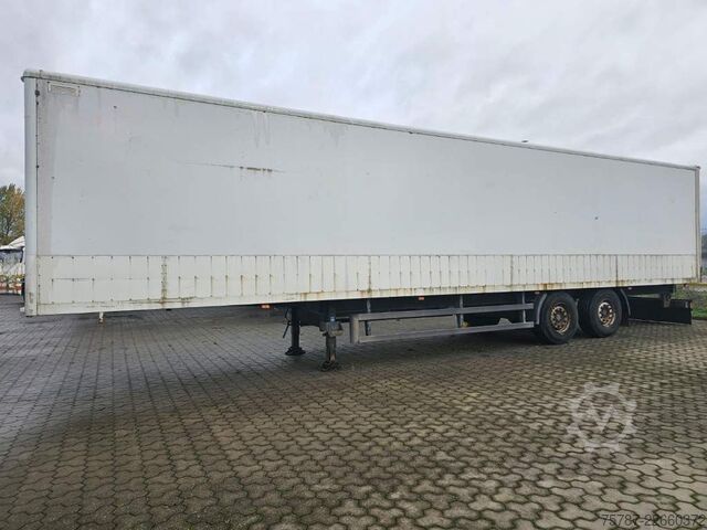 Kofferauflieger SPIER Doppelstock mit Balken, 2 Achser